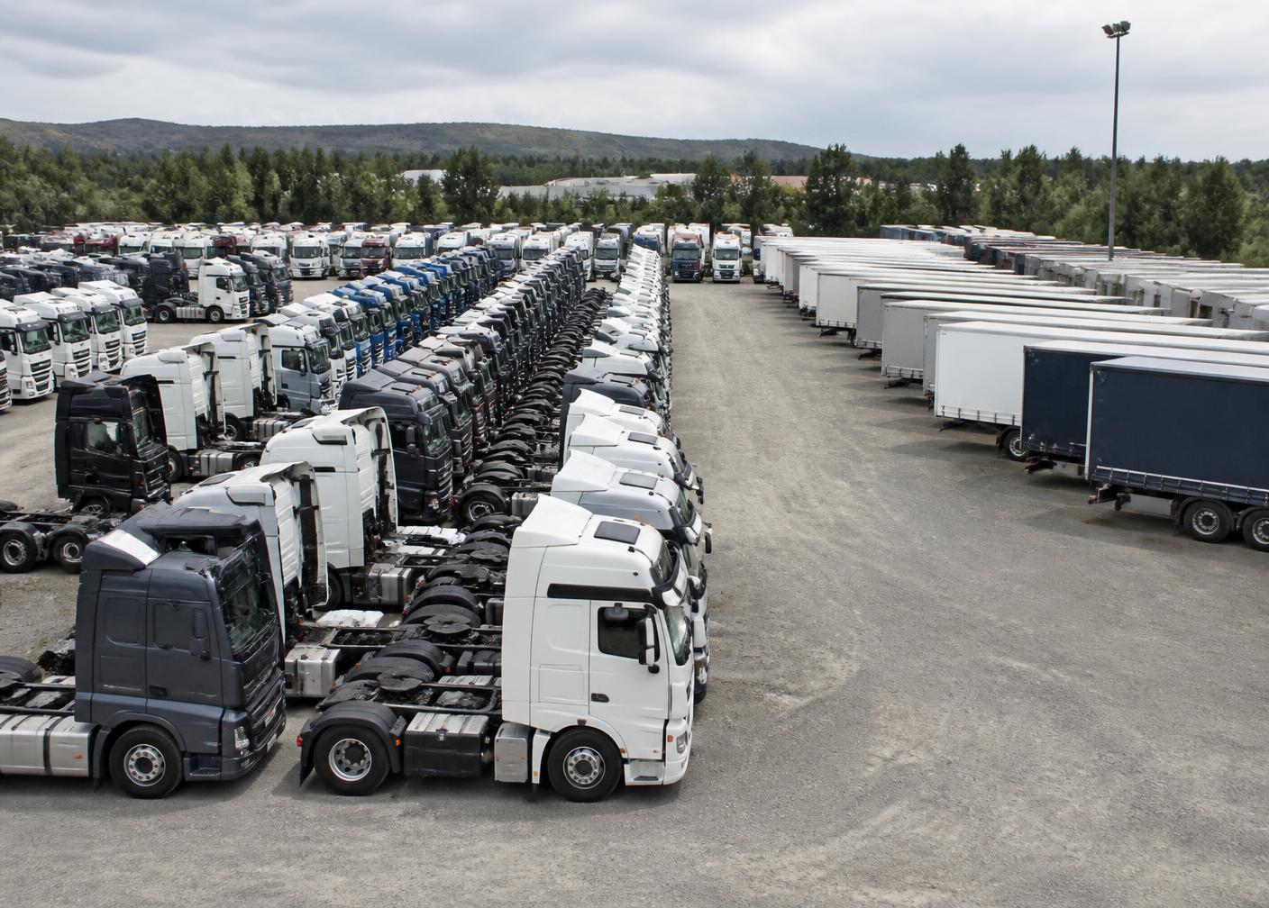 Parc de poids lourds d'occasion en Europe